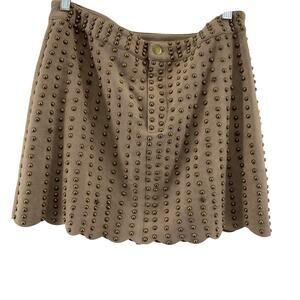 Studded Tan Skirt